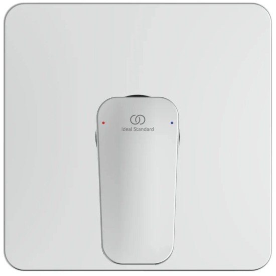 Ideal Standard CeraPlan, Εντοιχιζόμενη μπαταρία ντους, 1 παροχής, αναμικτική, Χρωμέ