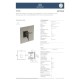 Ideal Standard Extra, Εντοιχιζόμενη μπαταρία ντους, 1 παροχής, αναμικτική, Silver Storm