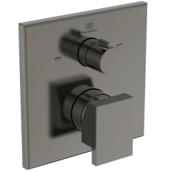 Ideal Standard Extra, Εντοιχιζόμενη μπαταρία λουτρού, 2 παροχών, αναμικτική, Magnetic Grey