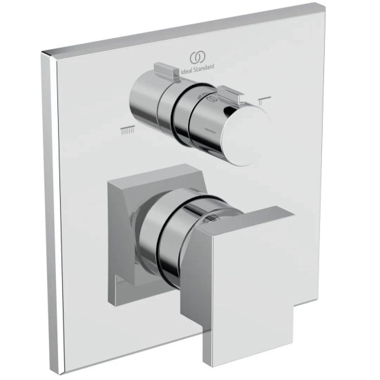 Ideal Standard Extra, Εντοιχιζόμενη μπαταρία λουτρού, 2 παροχών, αναμικτική, Χρωμέ