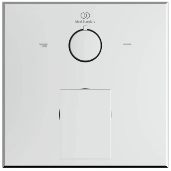Ideal Standard Extra, Εντοιχιζόμενη μπαταρία λουτρού, 2 παροχών, αναμικτική, Χρωμέ