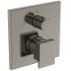 Ideal Standard Extra, Εντοιχιζόμενη μπαταρία λουτρού, 2 παροχών, αναμικτική, Silver Storm