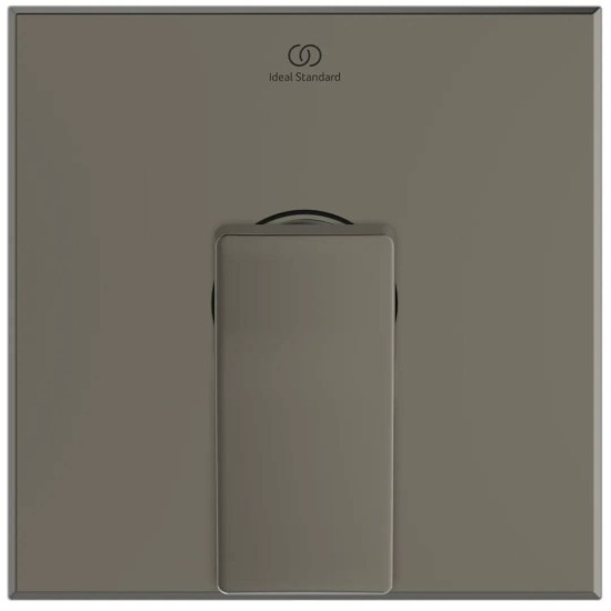 Ideal Standard Conca, Εντοιχιζόμενη μπαταρία ντους, 1 παροχής, αναμικτική, Magnetic Grey