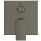 Ideal Standard Conca, Εντοιχιζόμενη μπαταρία λουτρού, 2 παροχών, αναμικτική Magnetic Grey
