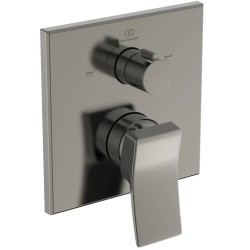 Ideal Standard Conca, Εντοιχιζόμενη μπαταρία λουτρού, 2 παροχών, αναμικτική, Silver Storm