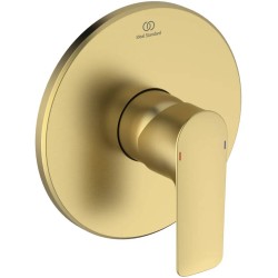 Ideal Standard Connect Air, Εντοιχιζόμενη μπαταρία ντους, 1 παροχής, αναμικτική, Brushed Gold