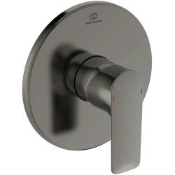 Ideal Standard Connect Air, Εντοιχιζόμενη μπαταρία ντους, 1 παροχής, αναμικτική, Magnetic Grey