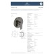 Ideal Standard Connect Air, Εντοιχιζόμενη μπαταρία ντους, 1 παροχής, αναμικτική, Magnetic Grey