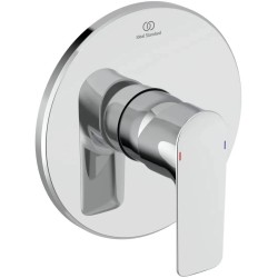 Ideal Standard Connect Air, Εντοιχιζόμενη μπαταρία ντους, 1 παροχής, αναμικτική, Χρωμέ