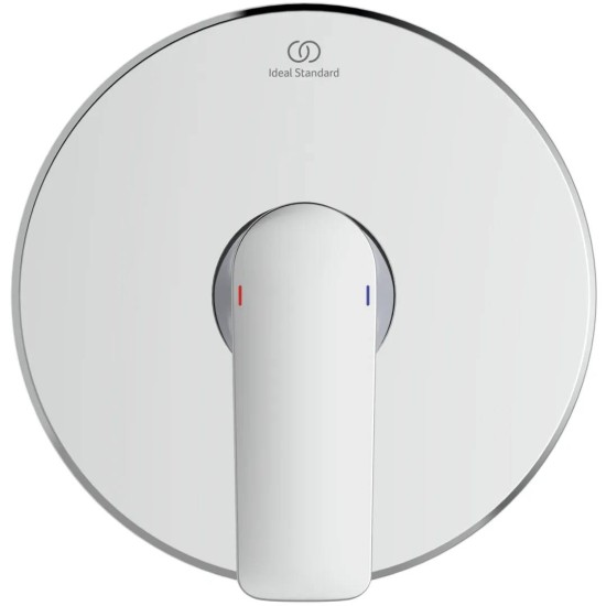 Ideal Standard Connect Air, Εντοιχιζόμενη μπαταρία ντους, 1 παροχής, αναμικτική, Χρωμέ