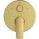 Ideal Standard Connect Air, Εντοιχιζόμενη μπαταρία λουτρού, 2 παροχών, αναμικτική Brushed Gold