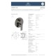 Ideal Standard Connect Air, Εντοιχιζόμενη μπαταρία λουτρού, 2 παροχών, αναμικτική Magnetic Grey