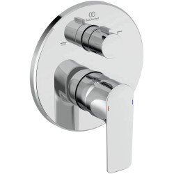 Ideal Standard Connect Air, Εντοιχιζόμενη μπαταρία λουτρού, 2 παροχών, αναμικτική Χρωμέ