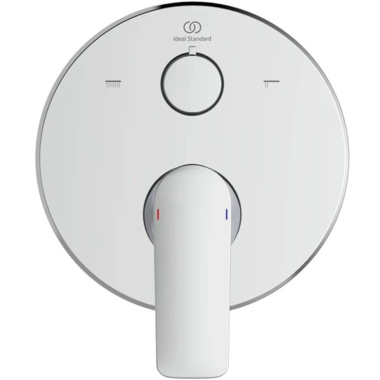 Ideal Standard Connect Air, Εντοιχιζόμενη μπαταρία λουτρού, 2 παροχών, αναμικτική Χρωμέ