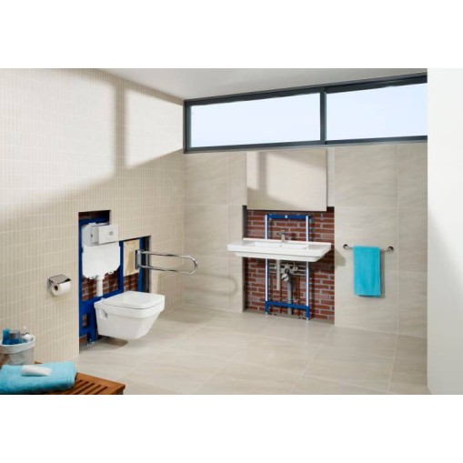 Roca In-Wall Duplo WC, Εντοιχισμένο καζανάκι διπλής ροής με πλαίσιο στήριξης δαπέδου για γυψοσανίδα 