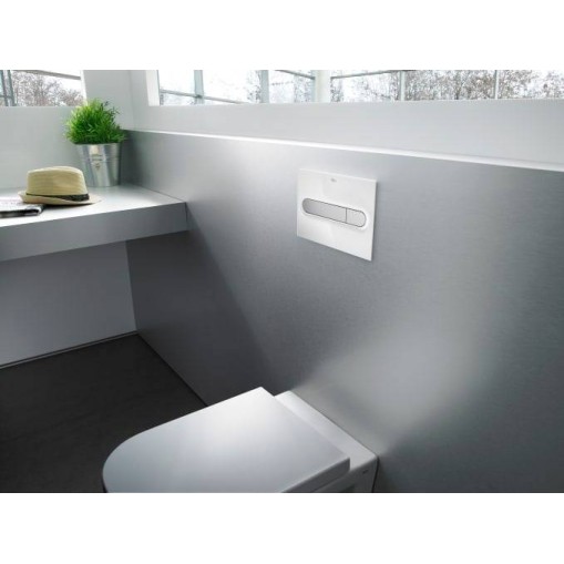 Roca In-Wall Duplo WC, Εντοιχισμένο καζανάκι διπλής ροής με πλαίσιο στήριξης δαπέδου για γυψοσανίδα 