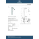 Ideal Standard Ceraline, Μπαταρία νιπτήρα ελεύθερης τοποθέτησης, Χρωμέ.
