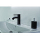 Ideal Standard Ceraline, Μπαταρία νιπτήρα, silk black (Μαύρη), χωρίς βαλβίδα.
