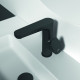 Ideal Standard Cerafine O Μπαταρία Νιπτήρος Χωρίς Βαλβίδα Black