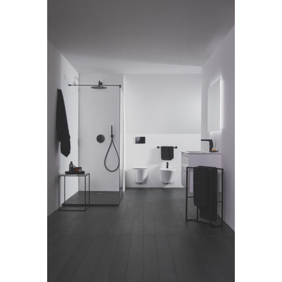 Ideal Standard Cerafine O Μπαταρία Νιπτήρος Χωρίς Βαλβίδα Black