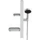 Ideal Standard Idealrain Alu+,Κιτ Βέργα Ντους 60cm για μπαταρίες Λουτρού, Χρωμέ
