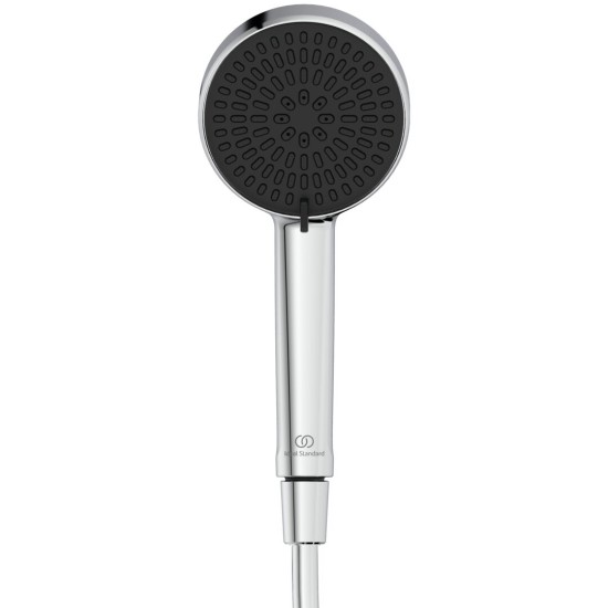 Ideal Standard Idealrain Alu+,Κιτ Βέργα Ντους 60cm για μπαταρίες Λουτρού, Χρωμέ