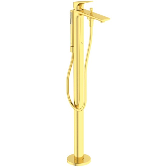 Ideal Standard La Dolce Vita Επιδαπέδια Μπαταρία Λουτρού Brushed Gold