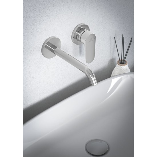 Ideal Standard Cerafine O, Εντοιχιζόμενη μπαταρία ντους,  χωρίς βαλβίδα, Χρωμέ