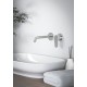 Ideal Standard Cerafine O, Εντοιχιζόμενη μπαταρία ντους,  χωρίς βαλβίδα, Χρωμέ