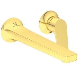 Ideal Standard La Dolce Vita, Επίτοιχη Μπαταρία Νιπτήρος, Brushed Gold (Απαραίτητος εξοπλισμός: A131 Ideal Standard La Dolce Vita, Επίτοιχη Μπαταρία Νιπτήρος, Brushed Gold (Απαραίτητος εξοπλισμός: A131