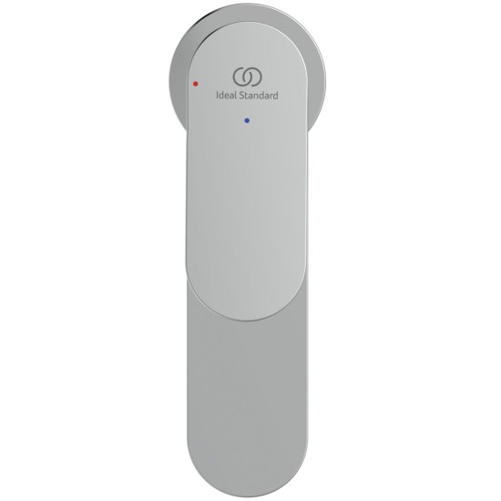 Ideal Standard Ceralife O, Μπαταρία νιπτήρα H100mm BlueStart®, με Click-Clack βαλβίδα, Χρωμέ