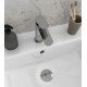 Ideal Standard Ceralife O, Μπαταρία νιπτήρα H100mm BlueStart®, με Click-Clack βαλβίδα, Χρωμέ