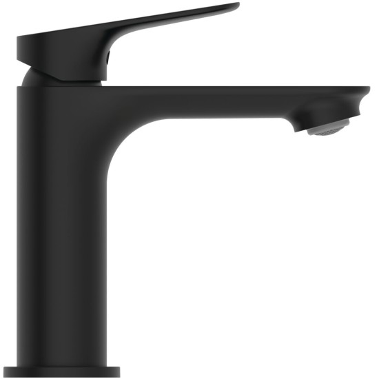 Ideal Standard Ceralife O, Μπαταρία νιπτήρα H100mm BlueStart®, με Click-Clack βαλβίδα, Silk Black