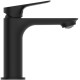 Ideal Standard Ceralife O, Μπαταρία νιπτήρα H100mm BlueStart®, με Click-Clack βαλβίδα, Silk Black