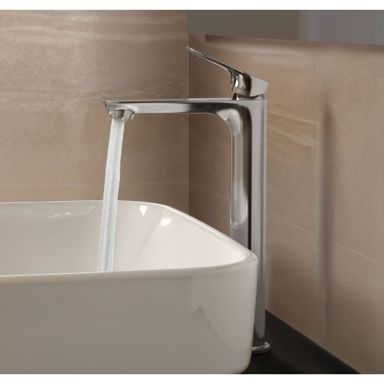 Ideal Standard Ceralife O, Μπαταρία νιπτήρα ελεύθερης τοποθέτησης H240 mm, χωρίς βαλβίδα, Χρωμέ