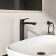 Ideal Standard Ceralife O, Μπαταρία νιπτήρα ελεύθερης τοποθέτησης H240 mm, χωρίς βαλβίδα, Silk Black