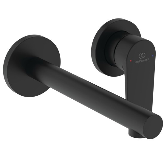Ideal Standard Ceralife O, Εντοιχιζόμενη μπαταρία νιπτήρα, Silk Black