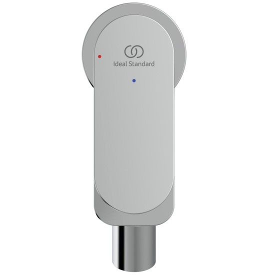 Ideal Standard Ceralife O, Μπαταρία μπιντέ, με Click-Clack βαλβίδα, Χρωμέ