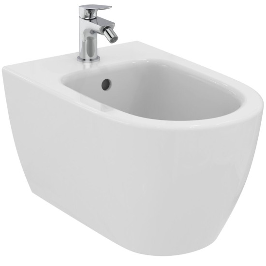 Ideal Standard Ceralife O, Μπαταρία μπιντέ, με Click-Clack βαλβίδα, Χρωμέ