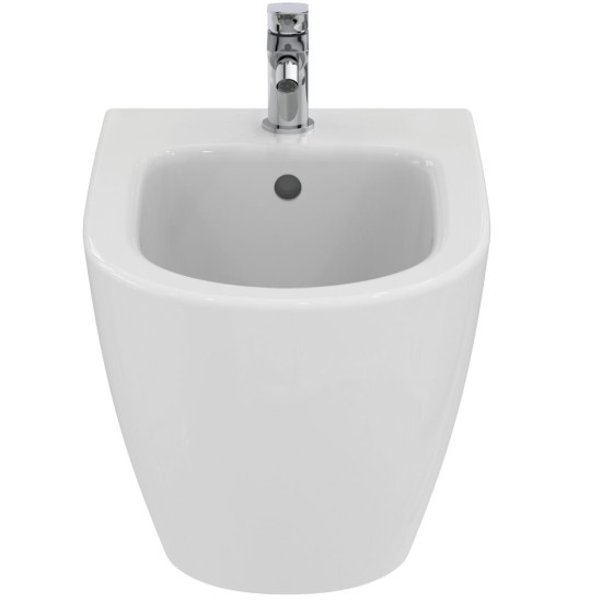 Ideal Standard Ceralife O, Μπαταρία μπιντέ, με Click-Clack βαλβίδα, Χρωμέ