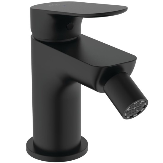 Ideal Standard Ceralife O, Μπαταρία μπιντέ, με Click-Clack βαλβίδα, Silk Black