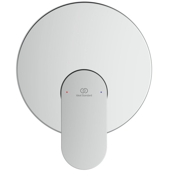 Ideal Standard Ceralife O, Εντοιχιζόμενη μπαταρία ντους, 1 παροχής, αναμικτική, Χρωμέ