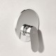 Ideal Standard Ceralife O, Εντοιχιζόμενη μπαταρία ντους, 1 παροχής, αναμικτική, Χρωμέ