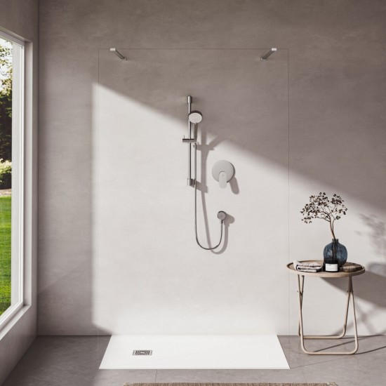 Ideal Standard Ceralife O, Εντοιχιζόμενη μπαταρία ντους, 1 παροχής, αναμικτική, Χρωμέ