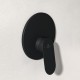 Ideal Standard Ceralife O, Εντοιχιζόμενη μπαταρία ντους, 1 παροχής, αναμικτική, Silk Black