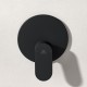 Ideal Standard Ceralife O, Εντοιχιζόμενη μπαταρία ντους, 1 παροχής, αναμικτική, Silk Black