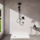 Ideal Standard Ceralife O, Εντοιχιζόμενη μπαταρία ντους, 1 παροχής, αναμικτική, Silk Black