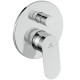 Ideal Standard Ceralife O, Εντοιχιζόμενη μπαταρία λουτρού, 2 παροχών, αναμικτική, Χρωμέ