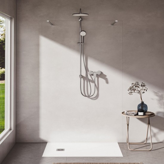 Ideal Standard Ceralife O, Επίτοιχη μπαταρία ντους, αναμικτική, Κορμός, Χρωμέ