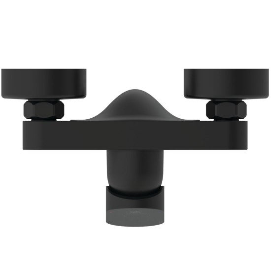 Ideal Standard Ceralife O, Επίτοιχη μπαταρία ντους, αναμικτική, Κορμός, Silk Black